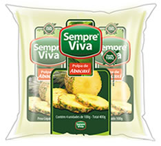 POLPA ABACAXI 400 GR SEMPRE VIVA