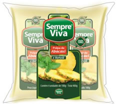 POLPA ABACAXI HORTELA 400 GR SEMPRE VIVA
