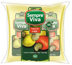 POLPA CAJU 400 GR SEMPRE VIVA