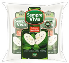 POLPA GRAVIOLA 400 GR SEMPRE VIVA