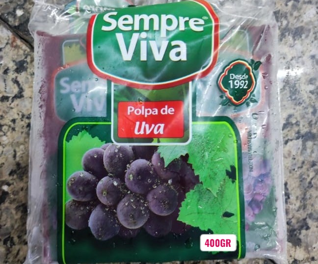 POLPA UVA 400 GR SEMPRE VIVA