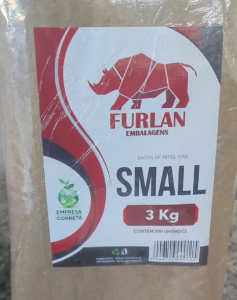 SACO MARRON 3 KG 500 UN