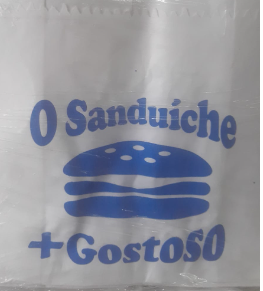 SAQUINHO SANDUICHE + GOSTOSO 500 UN 