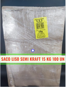 SACO LISO SEMI 15 KG 100 UN