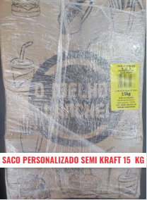 SACO PERSONALIZADO SEMI  15 KG 100 UN