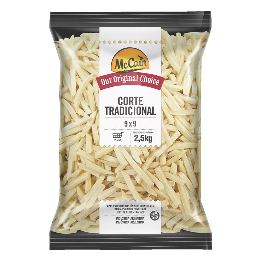 BATATA 9 MM MCCAIN 2,5 KG TRADICIONAL