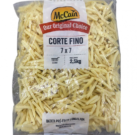 BATATA MCCAIN 2,5 KG 7 MM CORTE FINO 