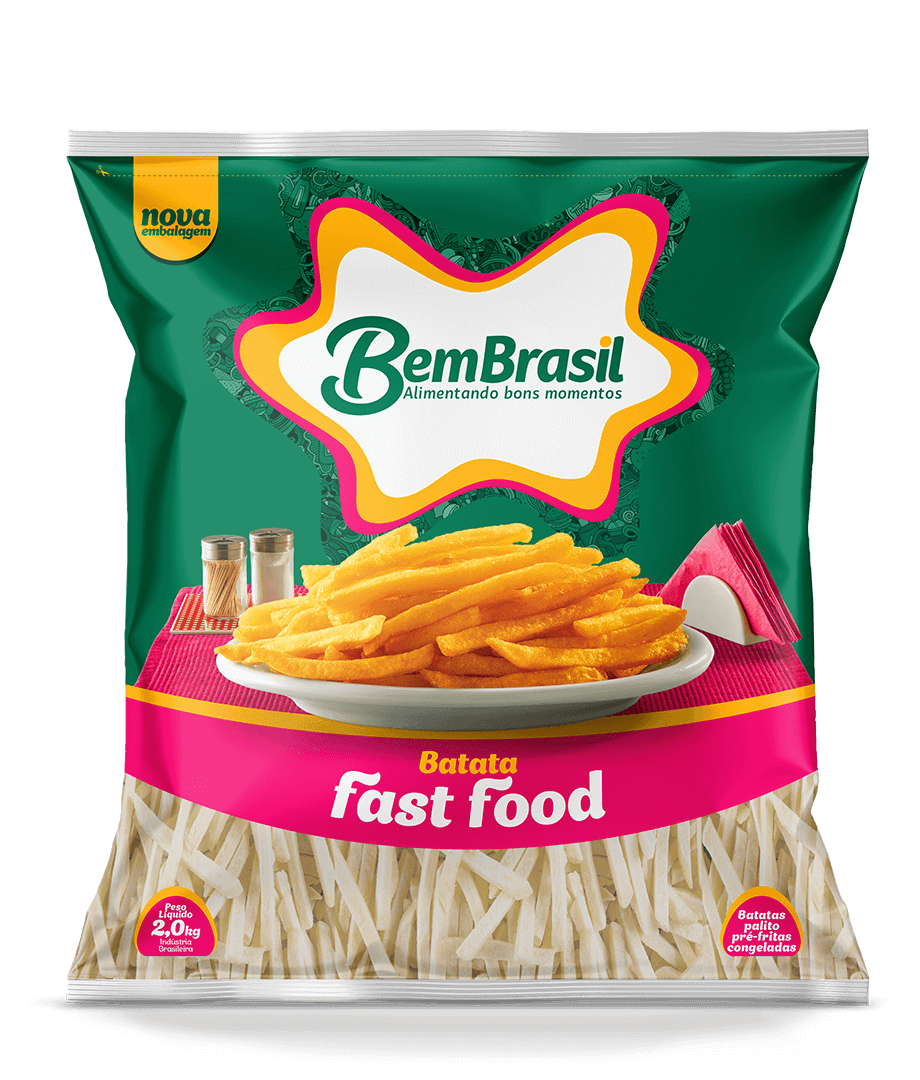 BEM BRASIL BATATA FAST FOOD 7 MM 2 KG