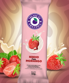 NINHO C/ MORANGO -  PICOLE 55 GR