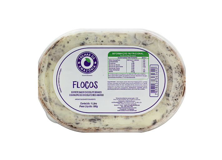FLOCOS - SORVETE 1 LITRO