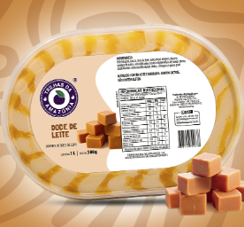 DOCE DE LEITE  - SORVETE 1 LITRO