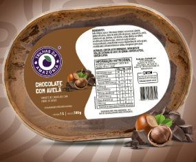 CHOCOLATE C/ AVELA  - SORVETE 1 LITRO
