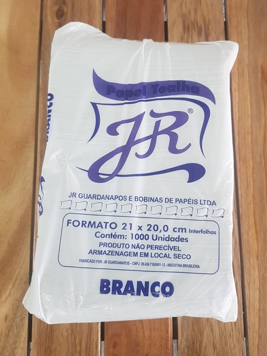PAPEL TOALHA BRANCO 1000 UN