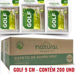 ESPETO  GOLF 9 CM - CONTEM 200 UND