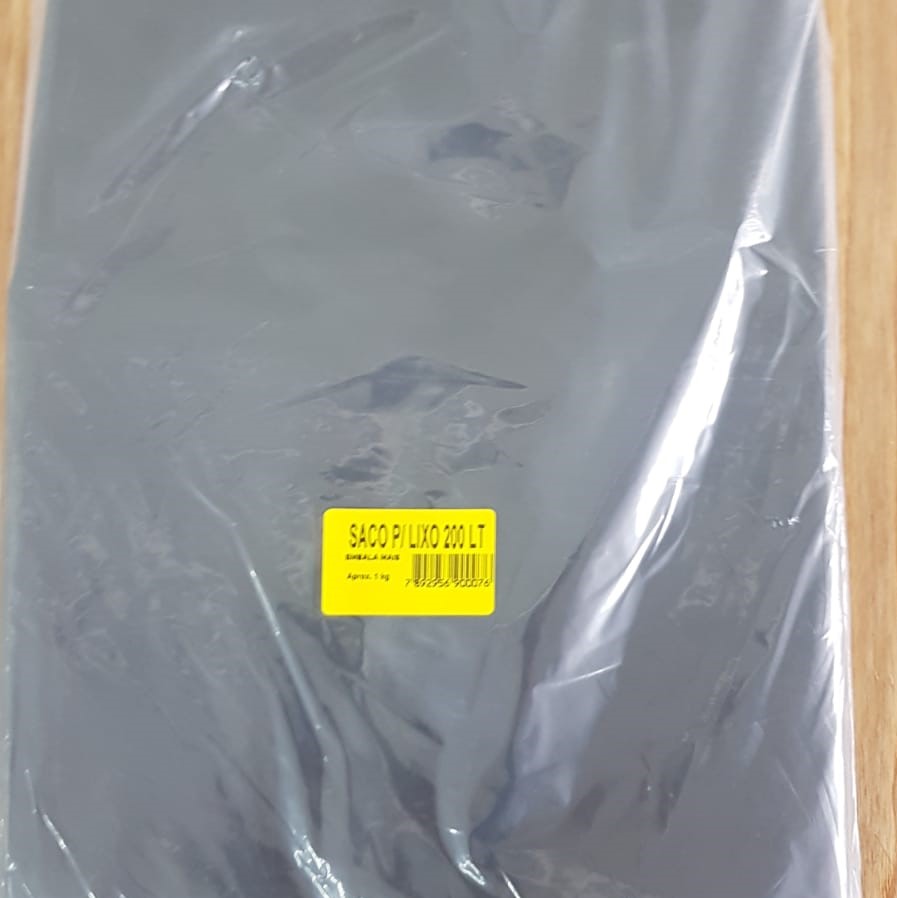 SACO DE LIXO 200 L RECICLADO 1 KG