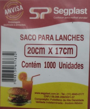 SACO 20X17 LEITOSO 1000 UN
