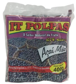 POLPA AÇAI MEDIO  IT POLPAS 400GR