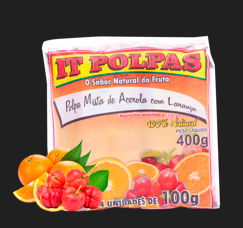 POLPA ACEROLA COM LARANJA IT POLPAS 400GR