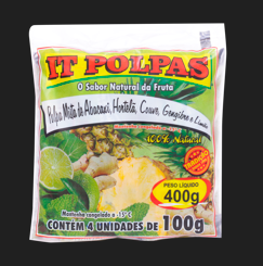 POLPA MISTA DETOX VERDE 400 GR IT POLPAS 