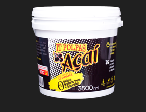 BALDE AÇAI GUARANA 3,5 LITROS IT POLPAS