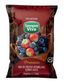 MIX DE FRUTAS VERMELHAS CONGELADA SEMPRE VIVA 1 KG