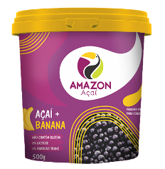 POTINHO AÇAI BANANA 500 GR AMAZON