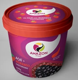 POTINHO AÇAI MORANGO 500 GR AMAZON