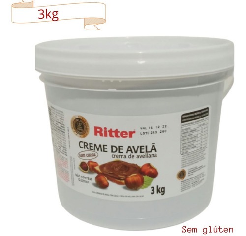 CREME DE AVELA 3  KG RITTER
