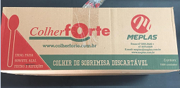 COLHER MEPLAS SORTIDA SOBREMESA SS CAIXA 1000