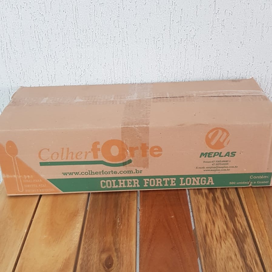 COLHER MEPLAS ROXA GRANEL CAIXA 500 - AL
