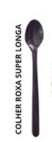 COLHER PCT 50  SUPER LONGA ROXA - MEPLAS