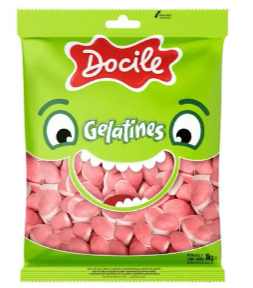 BALA DE GELATINA DE BEIJO 1 KG - DOCILE