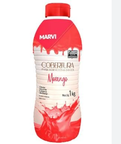 COBERTURA SORV. MORANGO 1 KG