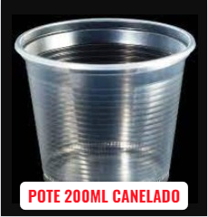 POTE PLASTICO 200 CANELADO COPOZAN