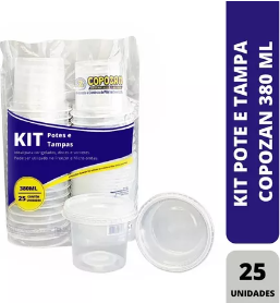 KIT POTE 380 ML COPOZAN