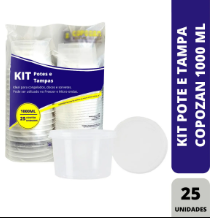 KIT POTE 1000 ML COPOZAN