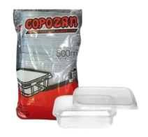 KIT POTE RETANGULAR 500ML COPOZAN