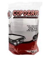KIT POTE RETANGULAR 250ML COPOZAN
