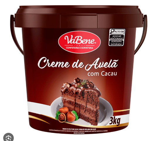 CREME DE AVELA C/ CACAU VABENE - 3 KG