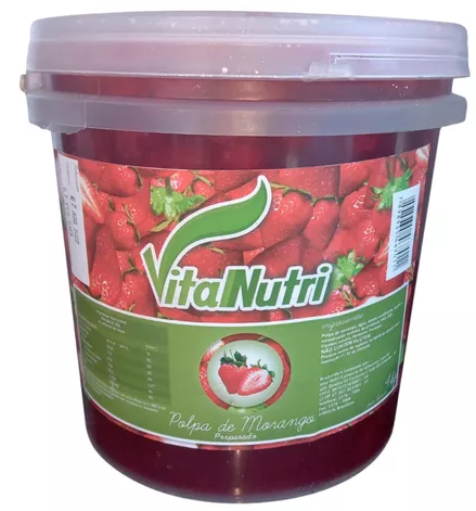 GELEIA DE MORANGO VITALNUTRI 4KG