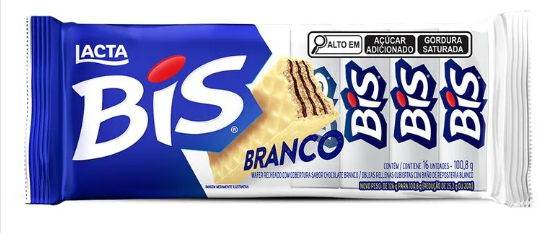 LACTA BIS BRANCO 100,8G