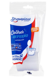 COLHER REFEIÇAO PC 50 STRAWPLAST