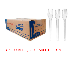 GARFO REFEIÇAO GRANEL 1000 UN STRAW