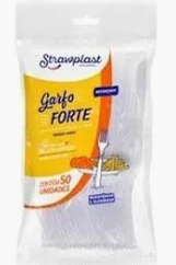 GARFO FORTE CRISTAL PC 50 STRAW