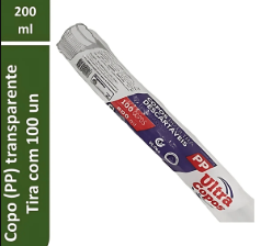 COPO 200 ML ULTRA PC 100