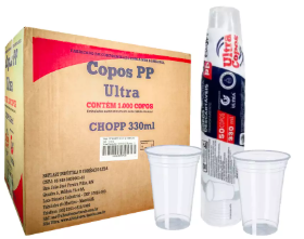 COPO 330 ML LISO ULTRA PC 50