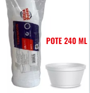 POTE ULTRA ISOPOR 240 ML - 25 UN