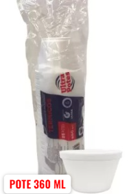 POTE ULTRA ISOPOR 360 ML - 25 UN