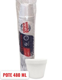 POTE ULTRA ISOPOR 480 ML - 25 UN