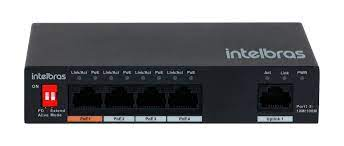 SWITCH 5P FAST C/ 4P POE SF500 HI-POE - INTELBRAS